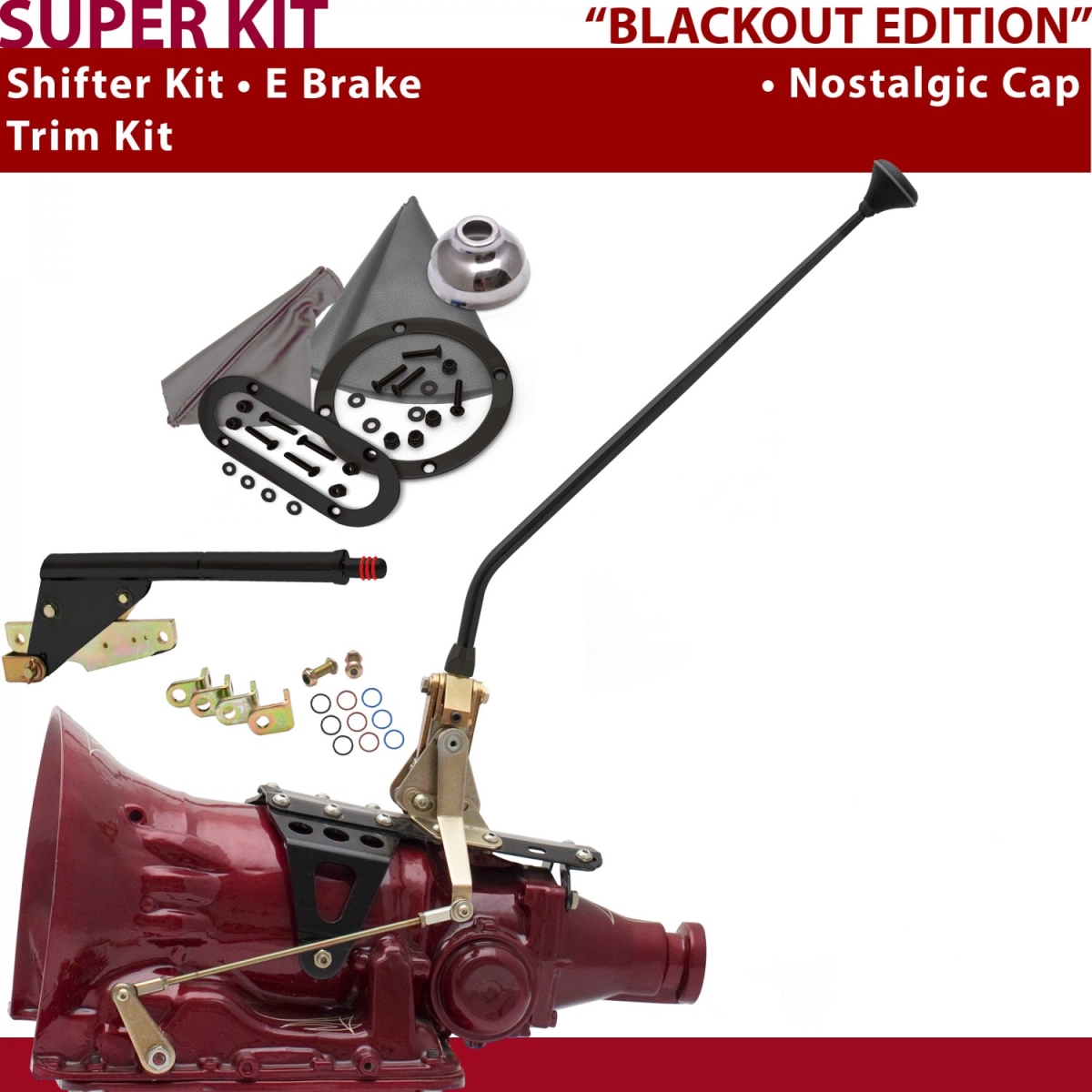 Picture of American Shifter 370917 FMX Shifter Kit 16 in. E Brake Trim Kit for CEDD5