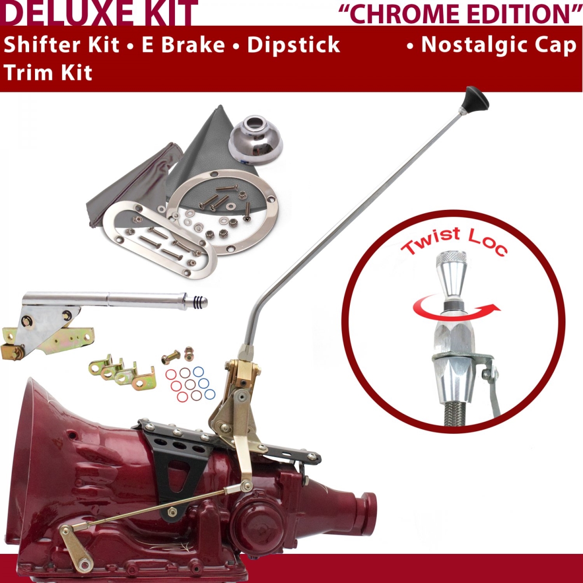 Picture of American Shifter 370698 FMX Shifter Kit 16 in. E Brake Trim Kit Dipstick for CECFB