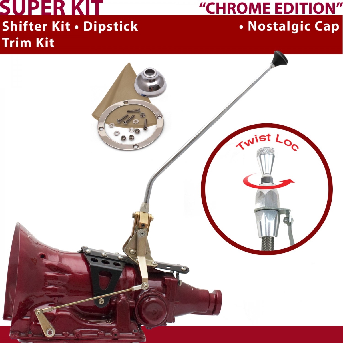 Picture of American Shifter 370707 FMX Shifter Kit 16 in. Trim Kit Dipstick for CED04