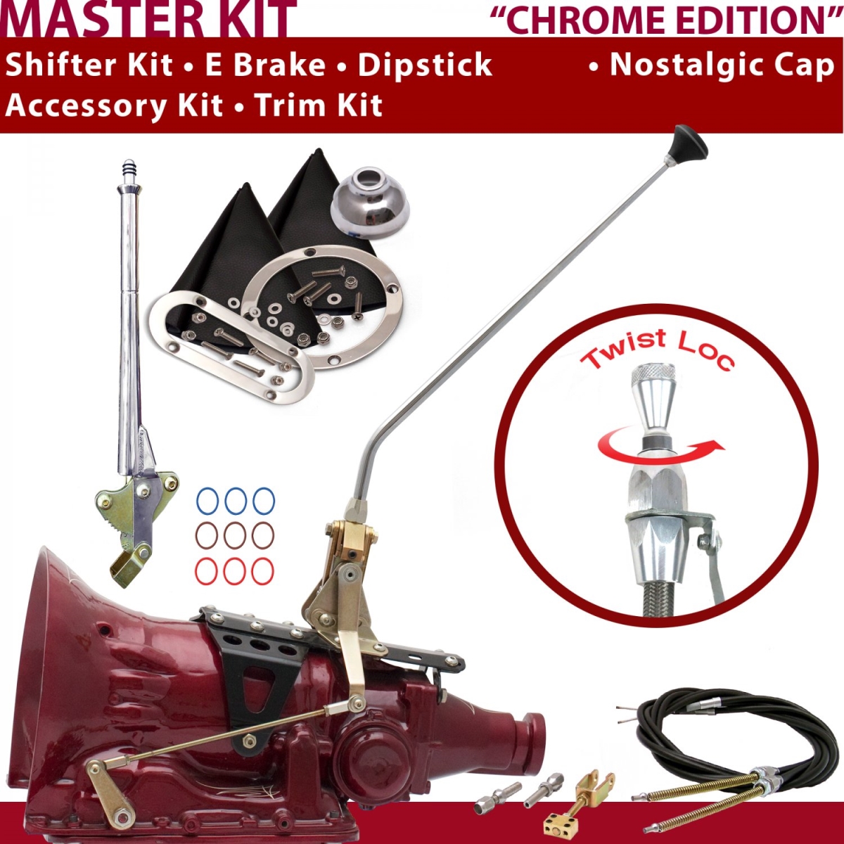 Picture of American Shifter 370712 FMX Shifter Kit 16 in. E Brake Cable Trim Kit Dipstick for CED09