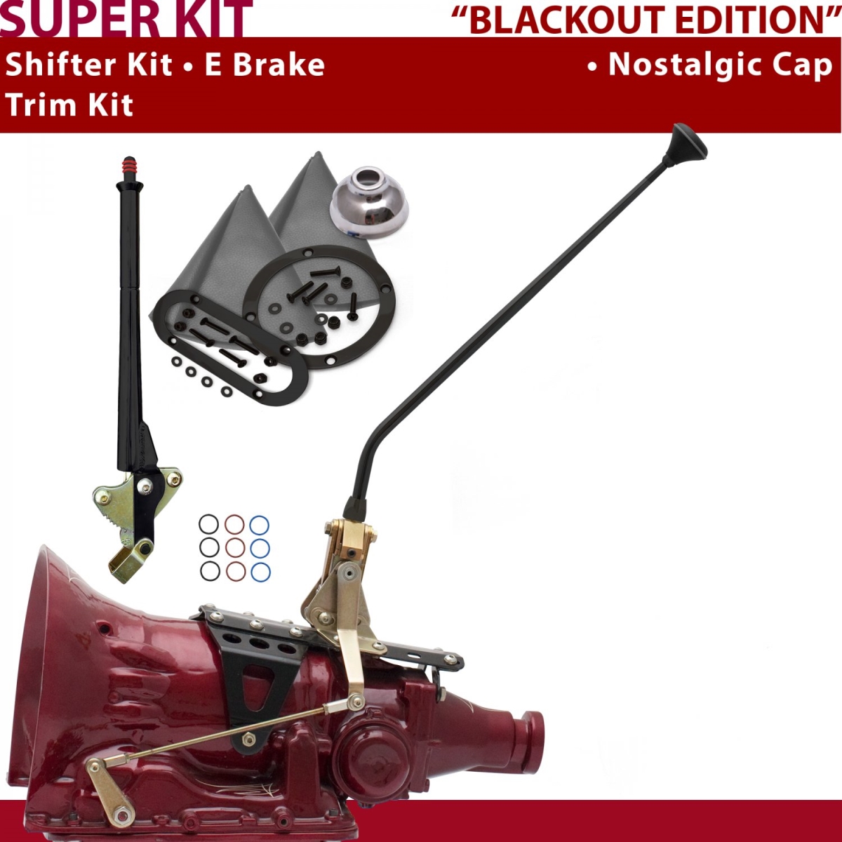 Picture of American Shifter 370847 FMX Shifter Kit 16 in. E Brake Trim Kit for CED8F