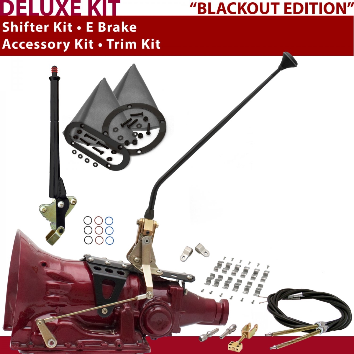Picture of American Shifter 370874 FMX Shifter Kit 16 in. E Brake Cable Clamp Clevis Trim Kit for CEDAA