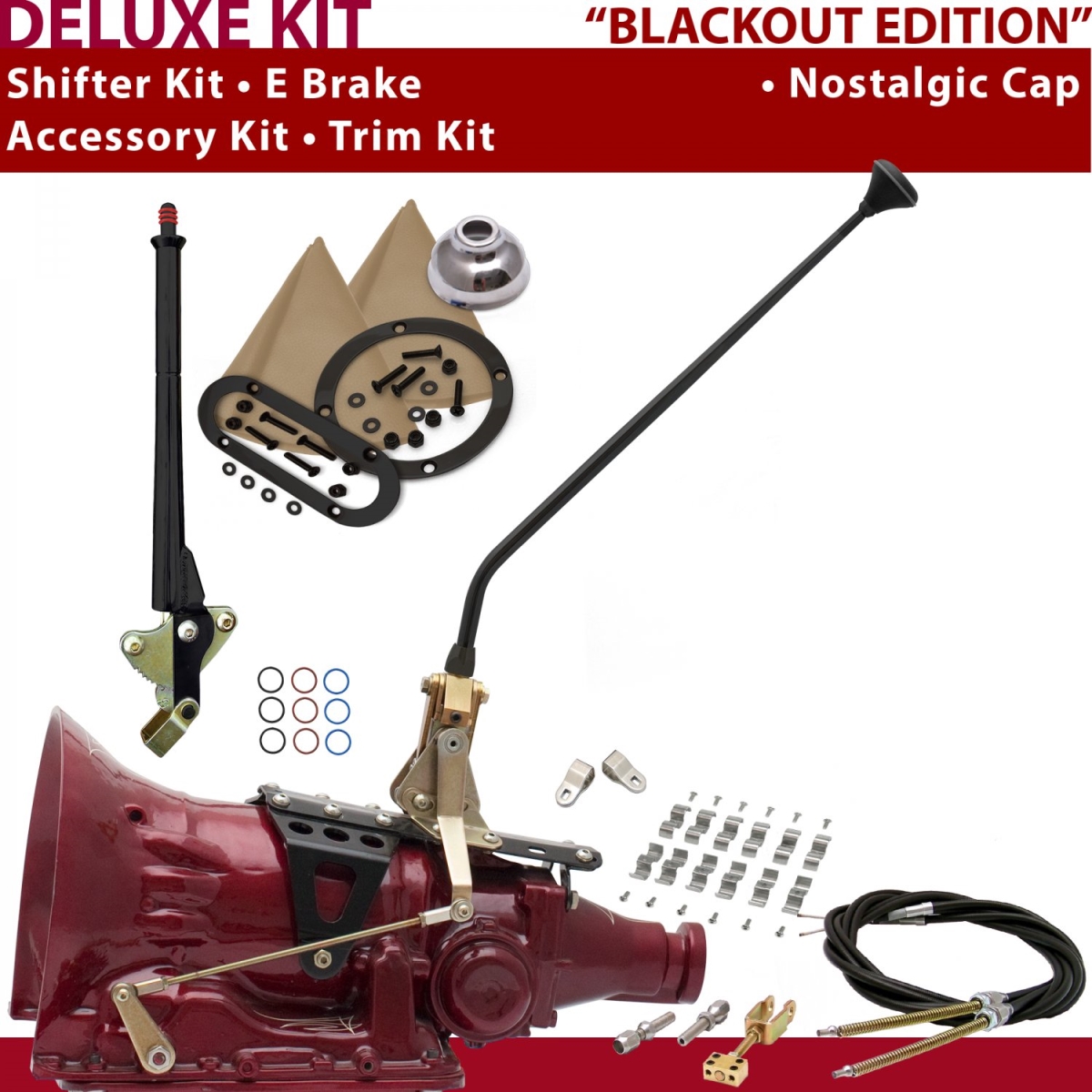 Picture of American Shifter 370877 FMX Shifter Kit 16 in. E Brake Cable Clamp Clevis Trim Kit for CEDAD