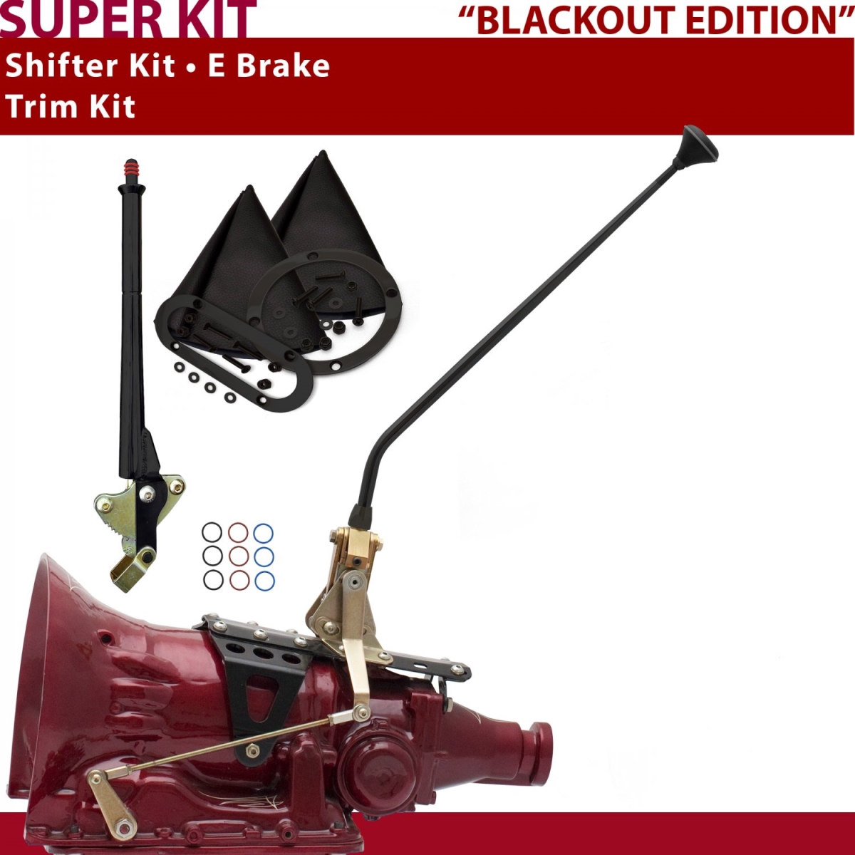 Picture of American Shifter 370879 FMX Shifter Kit 16 in. E Brake Trim Kit for CEDAF