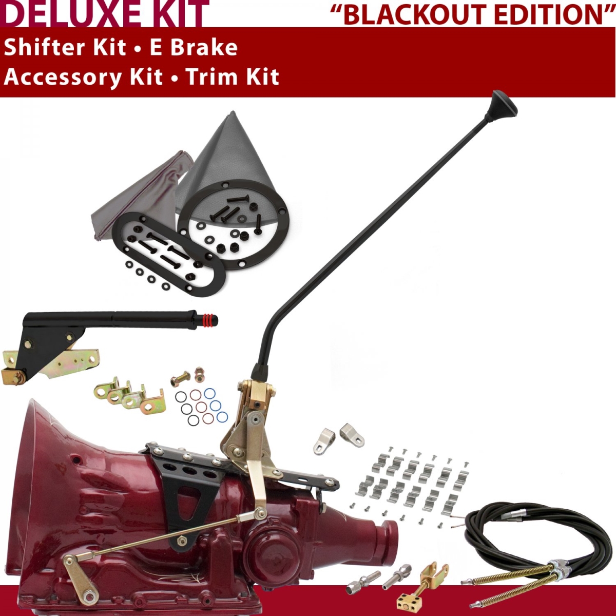 Picture of American Shifter 370497 C6 Shifter Kit 16 in. E Brake Cable Clamp Clevis Trim Kit for CEC32