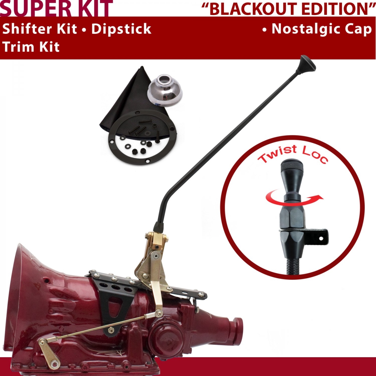 Picture of American Shifter 370503 C6 Shifter Kit 16 in. Trim Kit Dipstick for CEC38