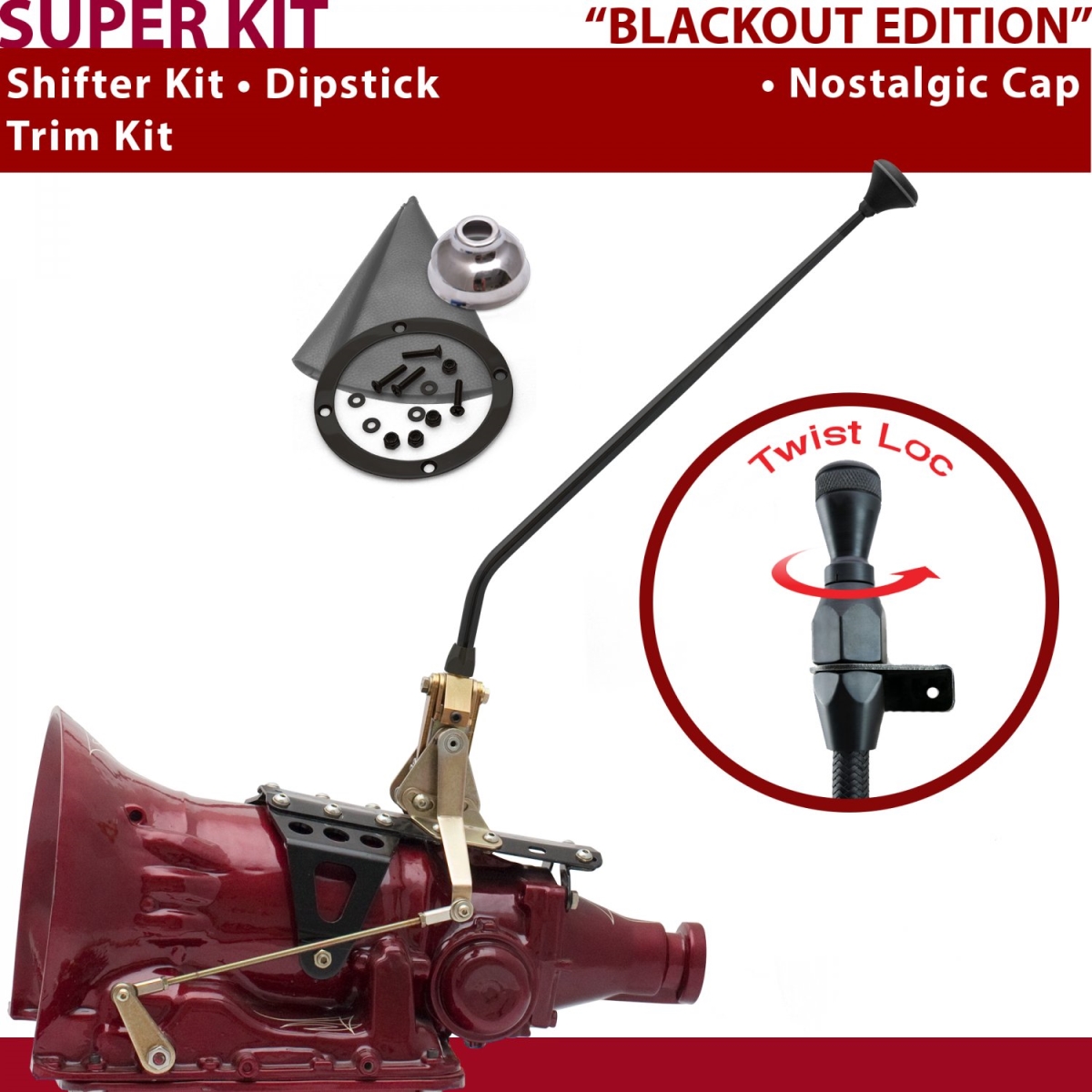Picture of American Shifter 370505 C6 Shifter Kit 16 in. Trim Kit Dipstick for CEC3A