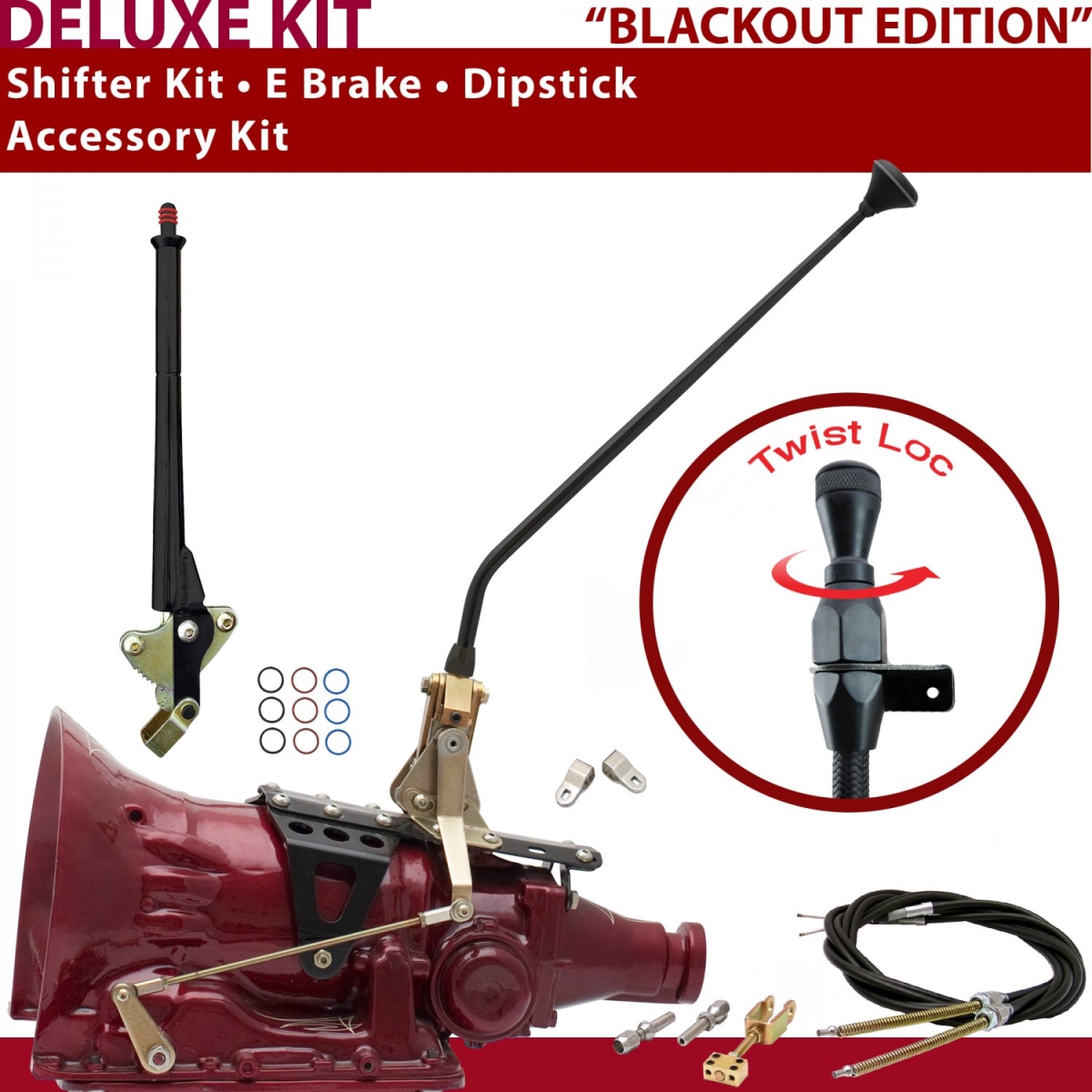 Picture of American Shifter 370522 C6 Shifter Kit 16 in. E Brake Cable Clevis Dipstick for CEC4B