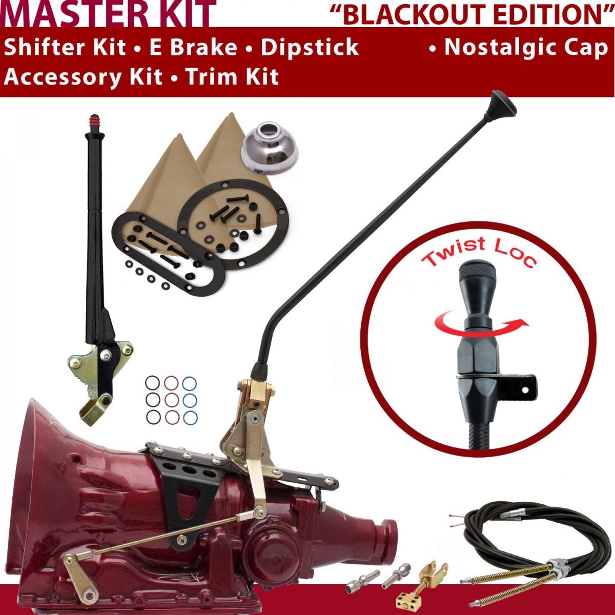 Picture of American Shifter 371003 FMX Shifter Kit 16 in. E Brake Cable Trim Kit Dipstick for CEE2B