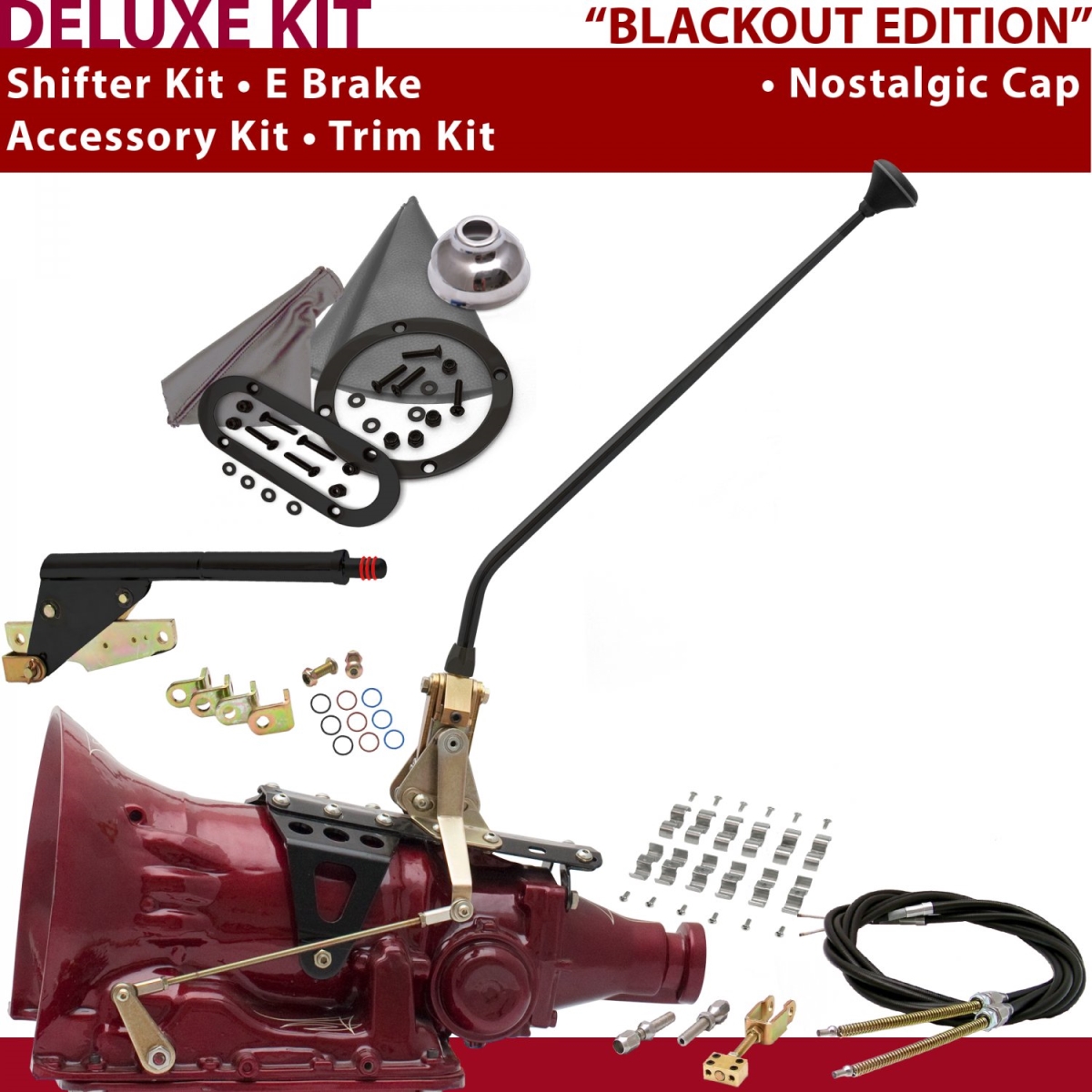 Picture of American Shifter 370491 C6 Shifter Kit 16 in. E Brake Cable Clamp Trim Kit for CEC2C