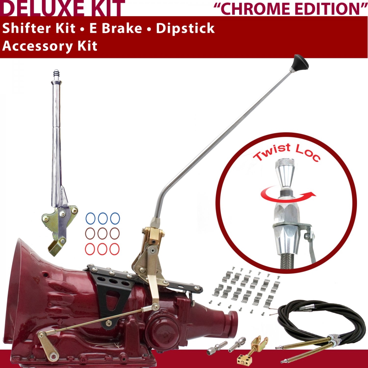 Picture of American Shifter 370629 FMX Shifter Kit 16 in. E Brake Cable Clamp Dipstick for CECB6