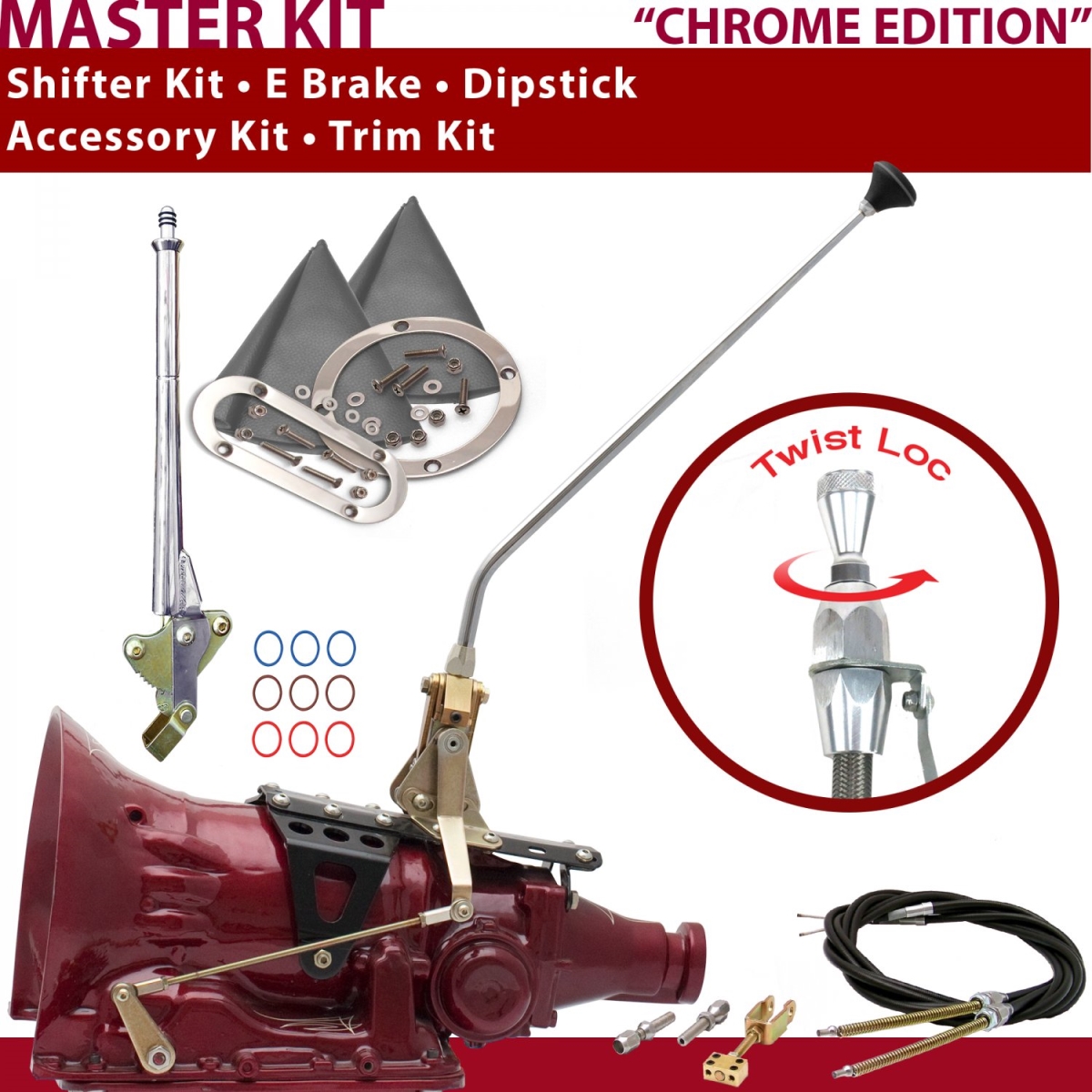 Picture of American Shifter 370638 FMX Shifter Kit 16 in. E Brake Cable Trim Kit Dipstick for CECBF