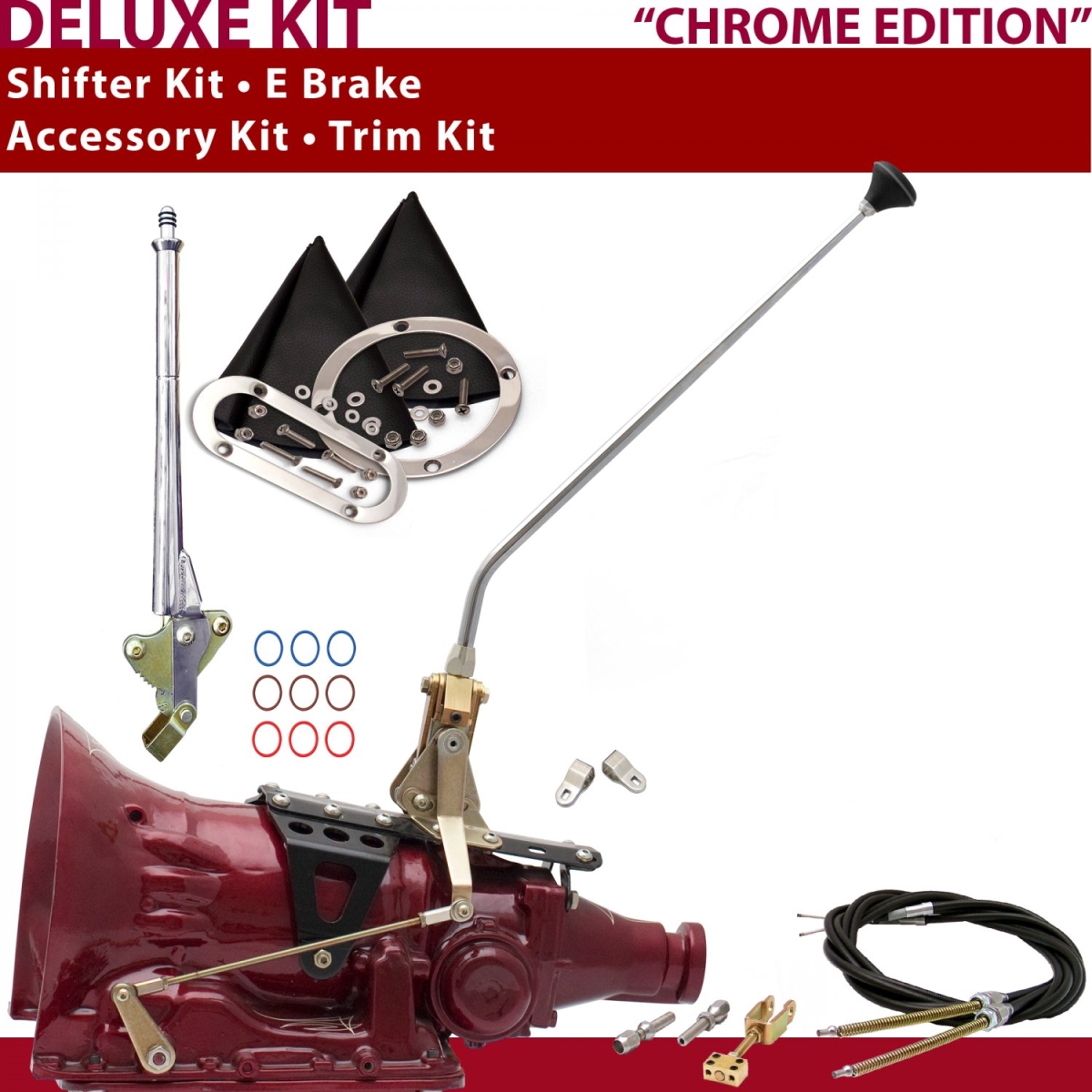 Picture of American Shifter 370801 FMX Shifter Kit 16 in. E Brake Cable Clevis Trim Kit for CED61