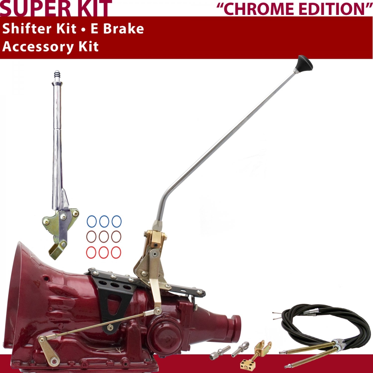 Picture of American Shifter 371967 4L60E Shifter Kit 16 in. E Brake Cable for CF1EC