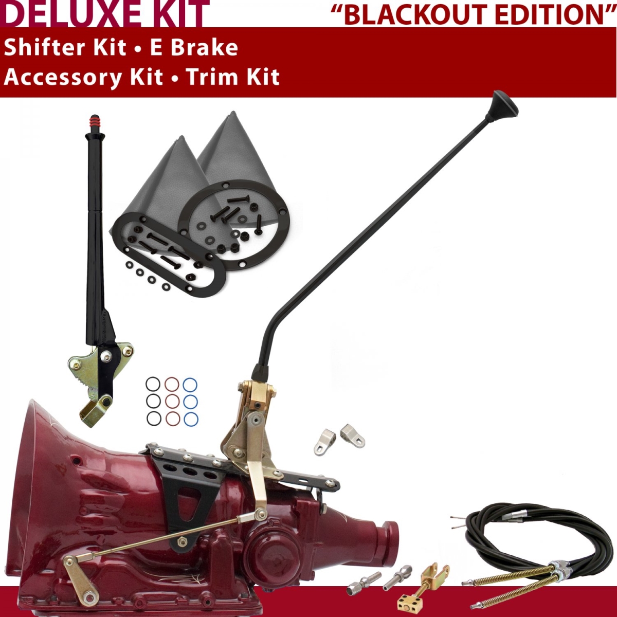 Picture of American Shifter 372201 4L60E Shifter Kit 16 in. E Brake Cable Clevis Trim Kit for CF2D6