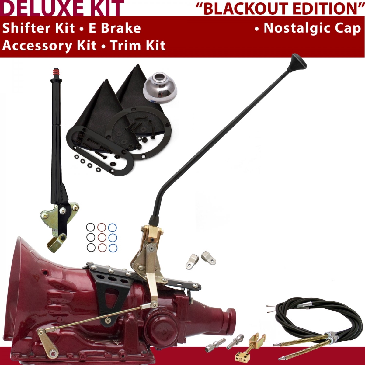Picture of American Shifter 373577 700R4 Shifter Kit 16 in. E Brake Cable Clevis Trim Kit for CF832