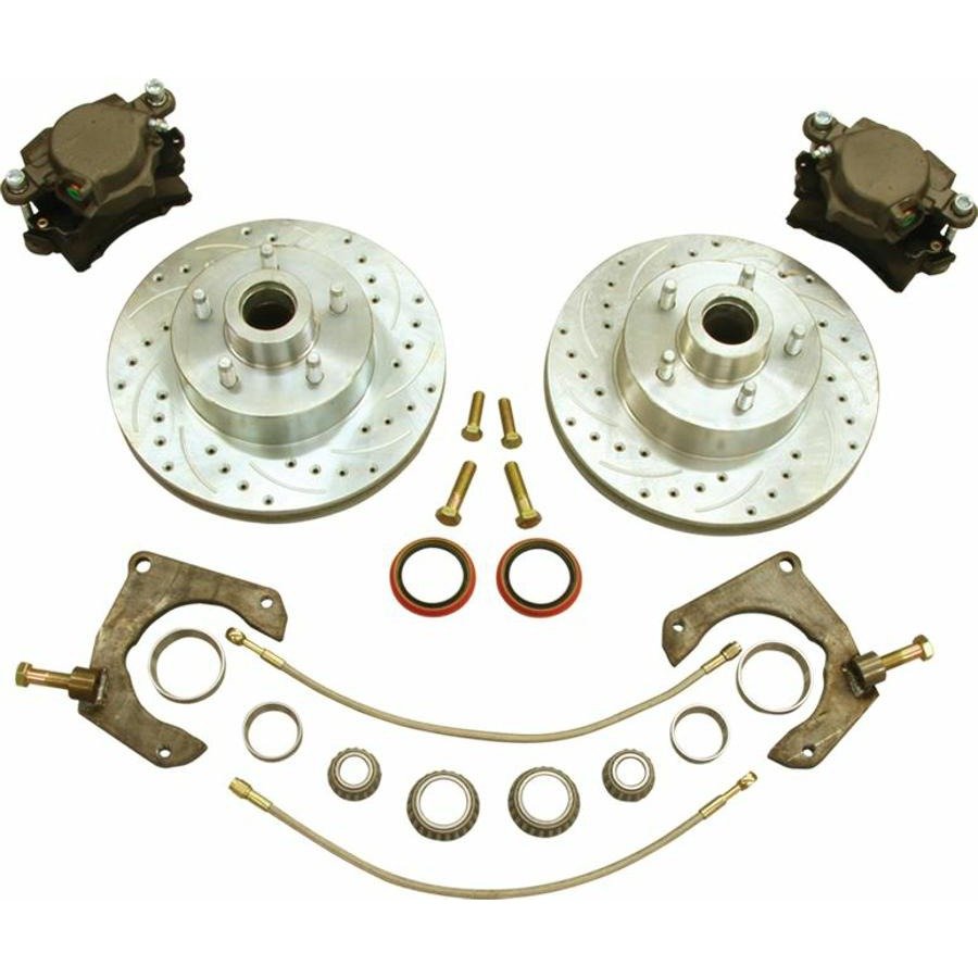 Picture of Helix Suspension Brakes & Steering 315275 Round Rotor Mustang II 11 in. HP Big Brake Conversion Kit for Ford Pattern
