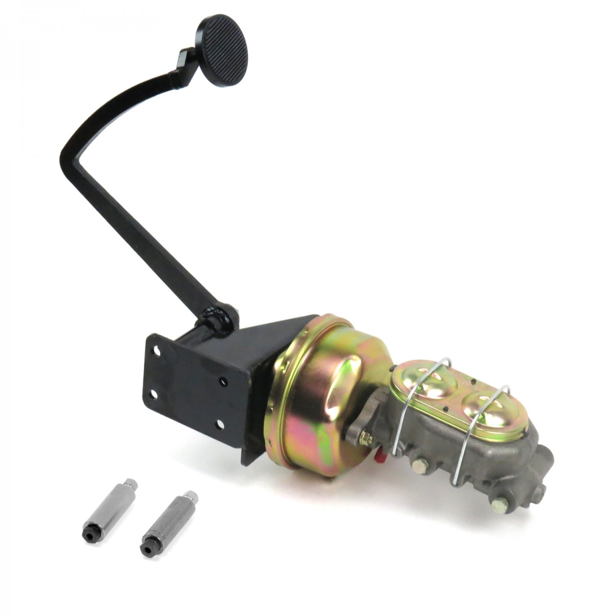 Picture of Helix Suspension Brakes & Steering 319866 28-31 Ford 7 in. Dual Brake Pedal Kit Disc & Disc 3 in. Rubber Pad