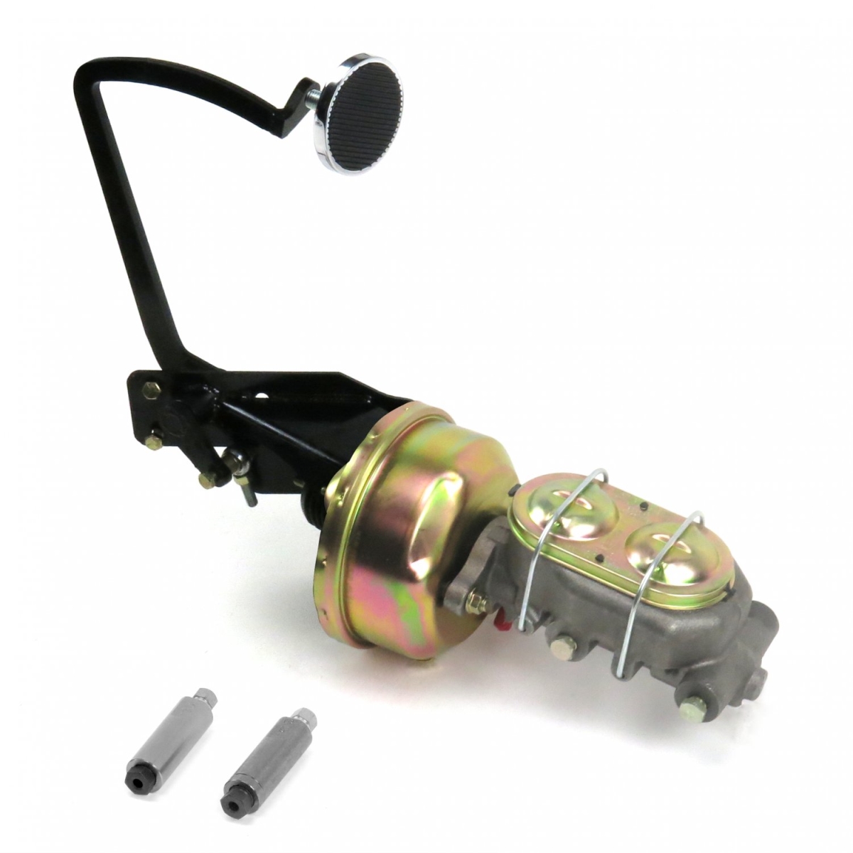 35-40 Ford OEM X 8 in. Single Brake Pedal Kit Drum & Drum 3 in. Black Pad