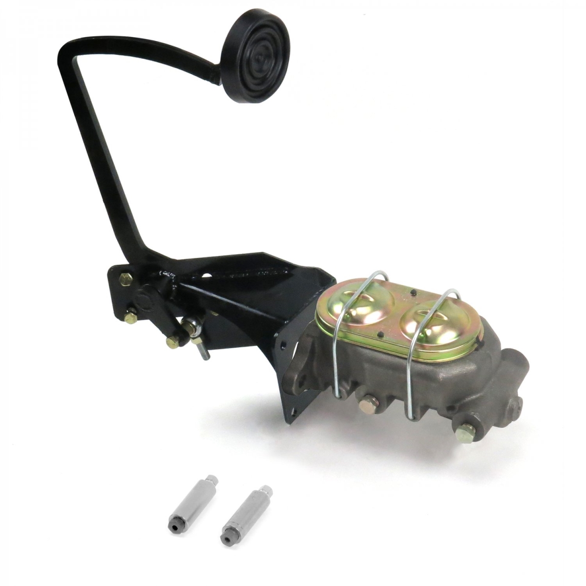 35-40 Ford OEM X Manual Brake Pedal Kit Disc & Disc 3 in. Rubber Pad