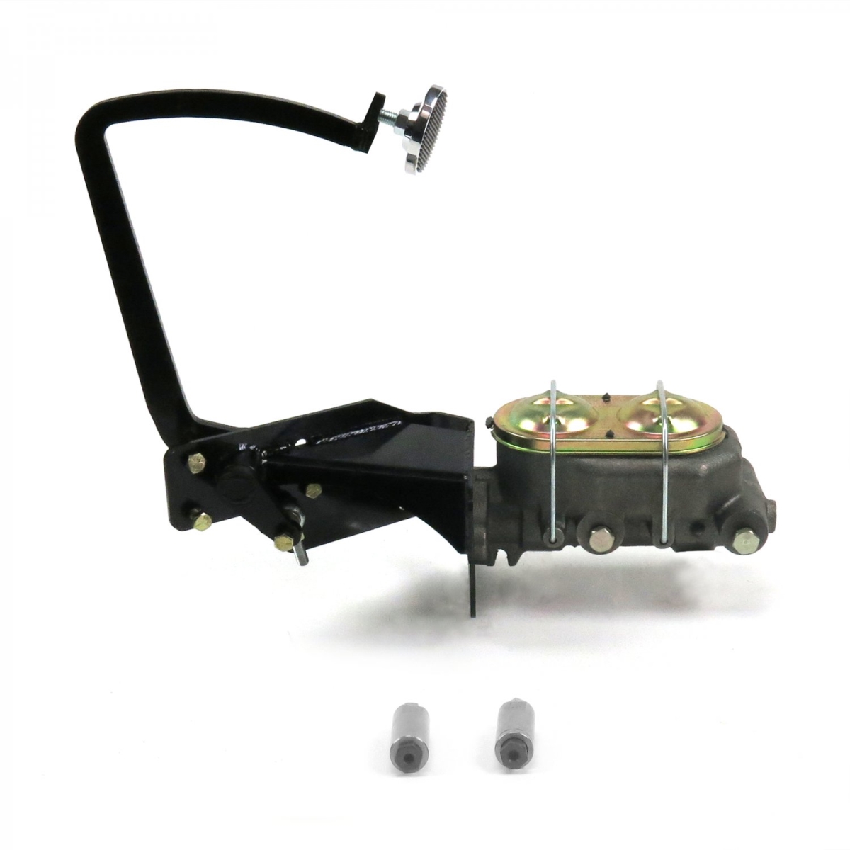 35-40 Ford OEM X Manual Brake Pedal Kit Disc & Disc 3 in. Chrome Pad