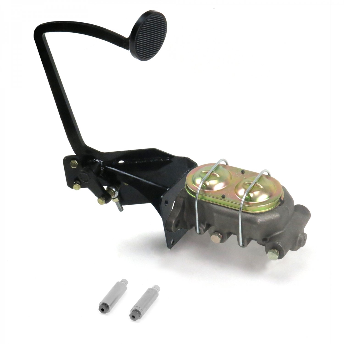 35-40 Ford OEM X Manual Brake Pedal Kit Disc & Drum 3 in. Black Pad