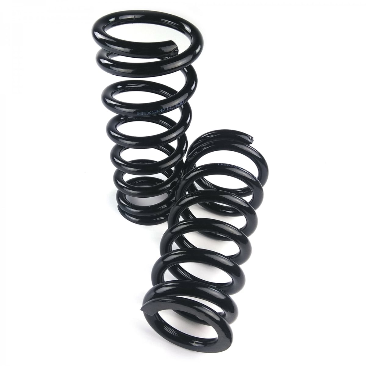 785497 Tapered Coilover Spring Set for GM - 10 in. 500 lbs 2.5 in. I D Flat x 3.5 in. ID Pigtail