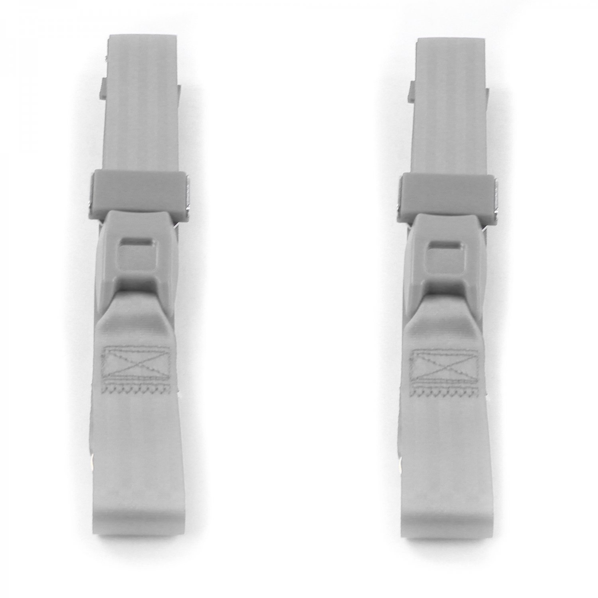 VW Type 3 Squareback Standard 2 Point Gray & Grey Lap Bucket Seat Belt Kit - 2 Belts