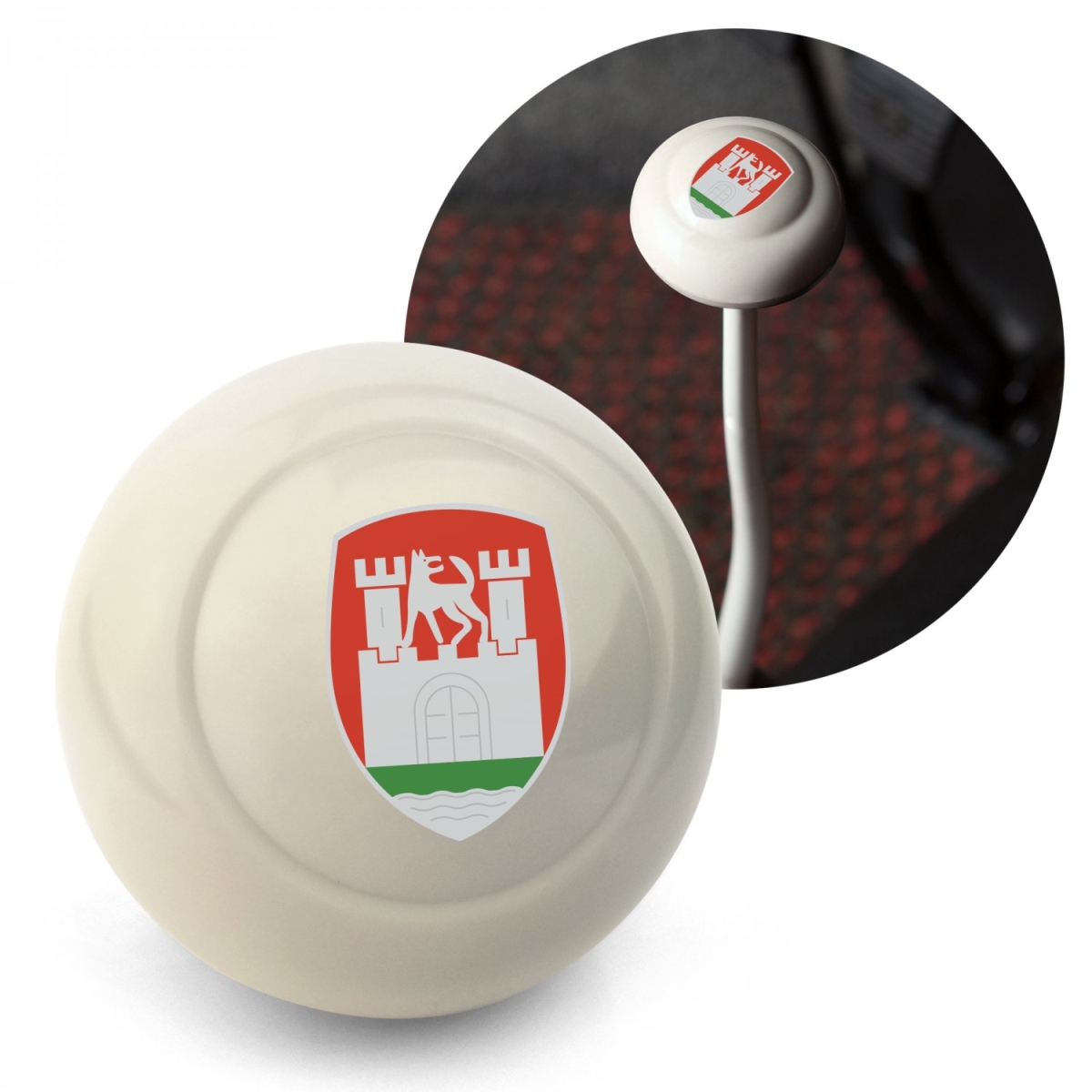 788343 Ivory African Wolfsburg Crest Gear Shift Knob M10 Volkswagen Bus Beetle Ghia Thing Split -  KaferLab