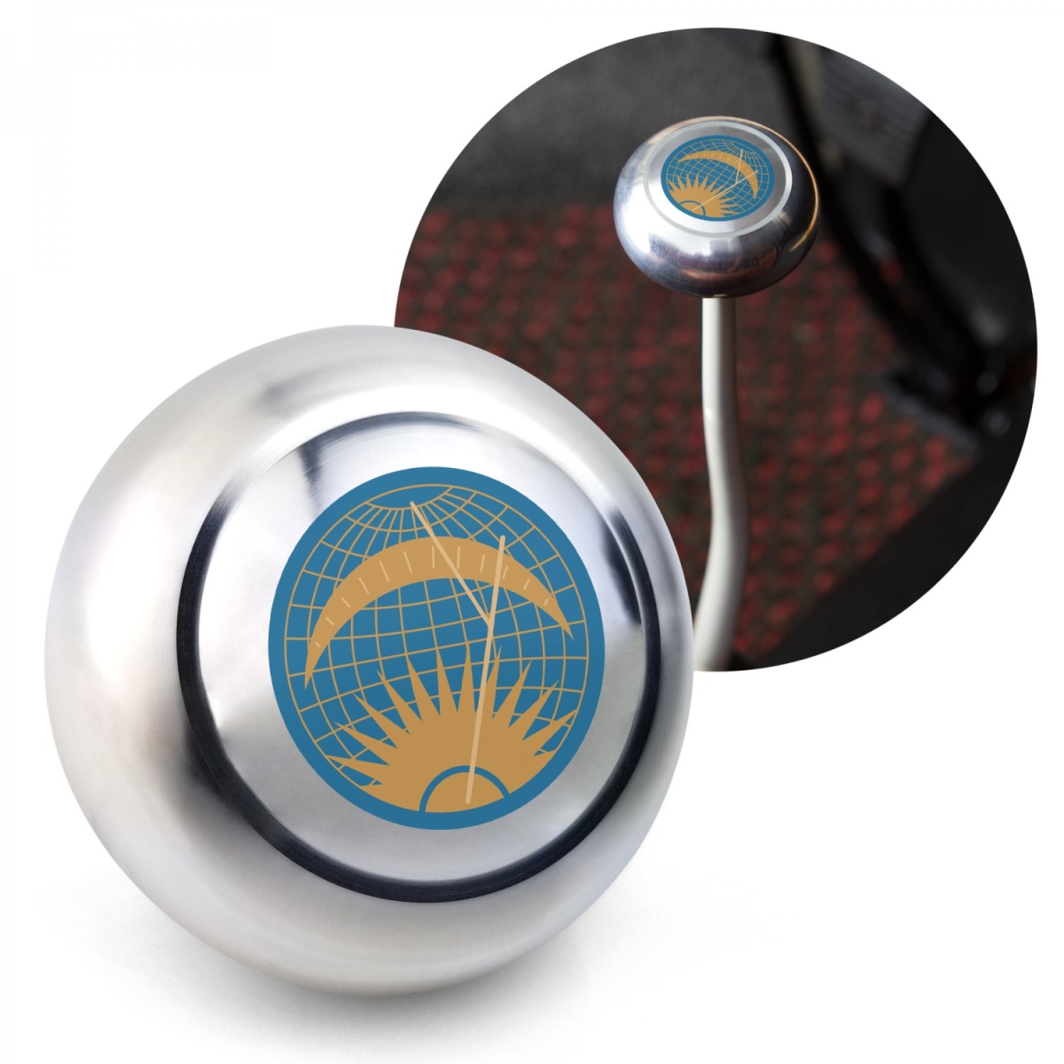 788337 Sun & Moon Gear Shift Knob M12 & M7 Volkswagen Bus Beetle Ghia Thing Split Oval Kafer -  KaferLab