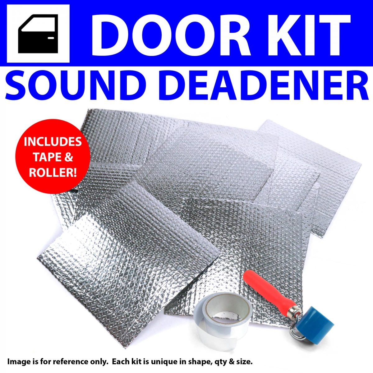 328428 Heat & Sound Deadener for Early Cars 1935-1940 2 Door Kit Plus Seam Tape, Roller 4161CM2 -  Zirgo High Performance Cooling Products