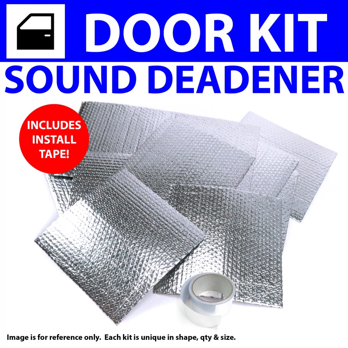 328095 Heat & Sound Deadener for VW Type 1 Oval 1953-1957 2 Door Kit Plus Seam Tape 3411CM2 -  Zirgo High Performance Cooling Products