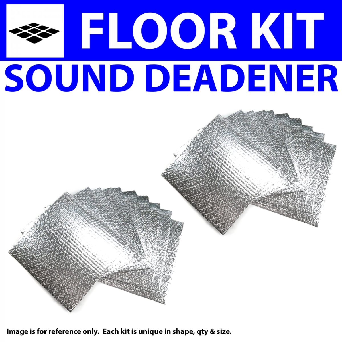 330511 Heat & Sound Deadener for Ford 1935-1940 Floor Kit 27405CM2 -  Zirgo High Performance Cooling Products