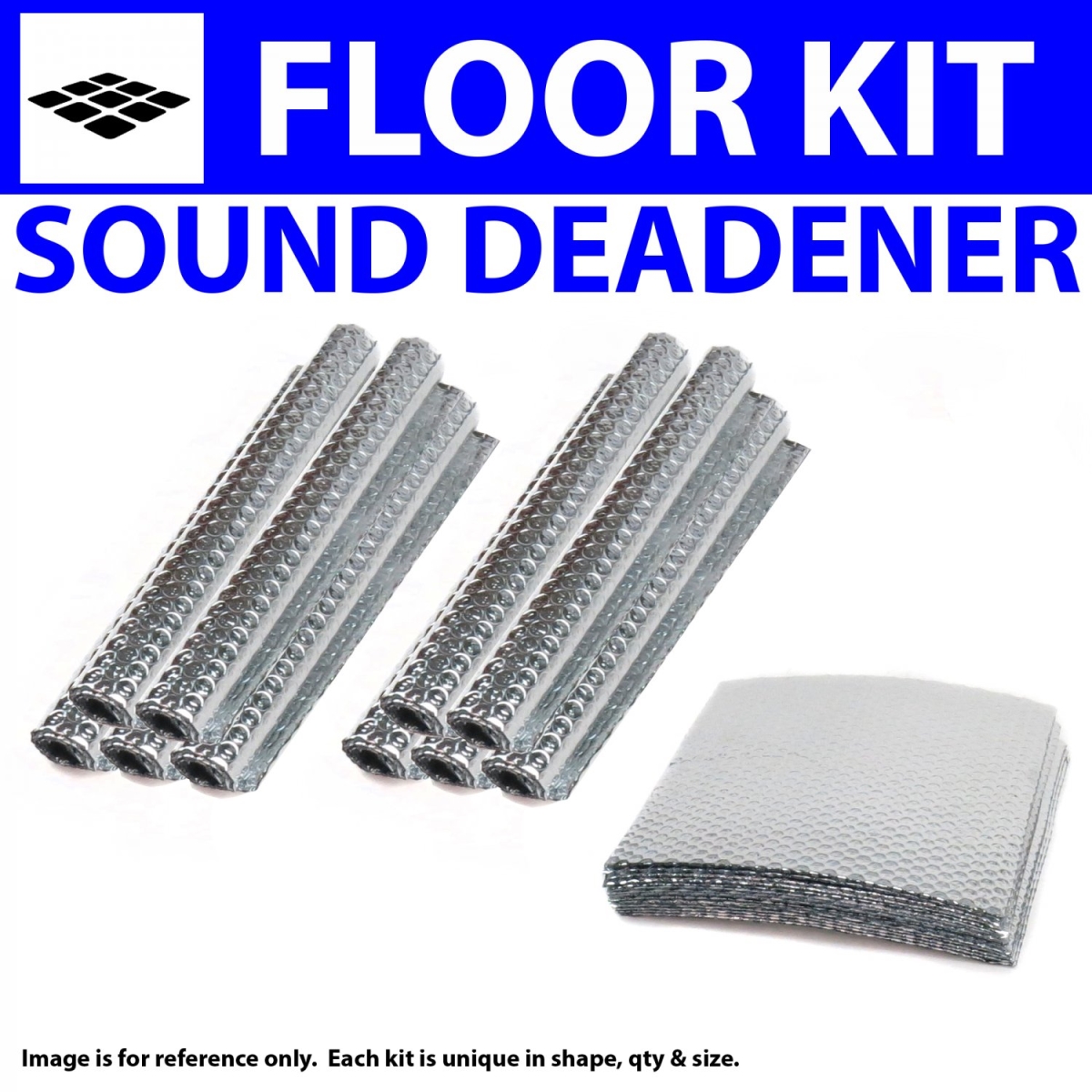 Heat & Sound Deadener for Chevy II 1962-1965 Floor Kit 27702CM2