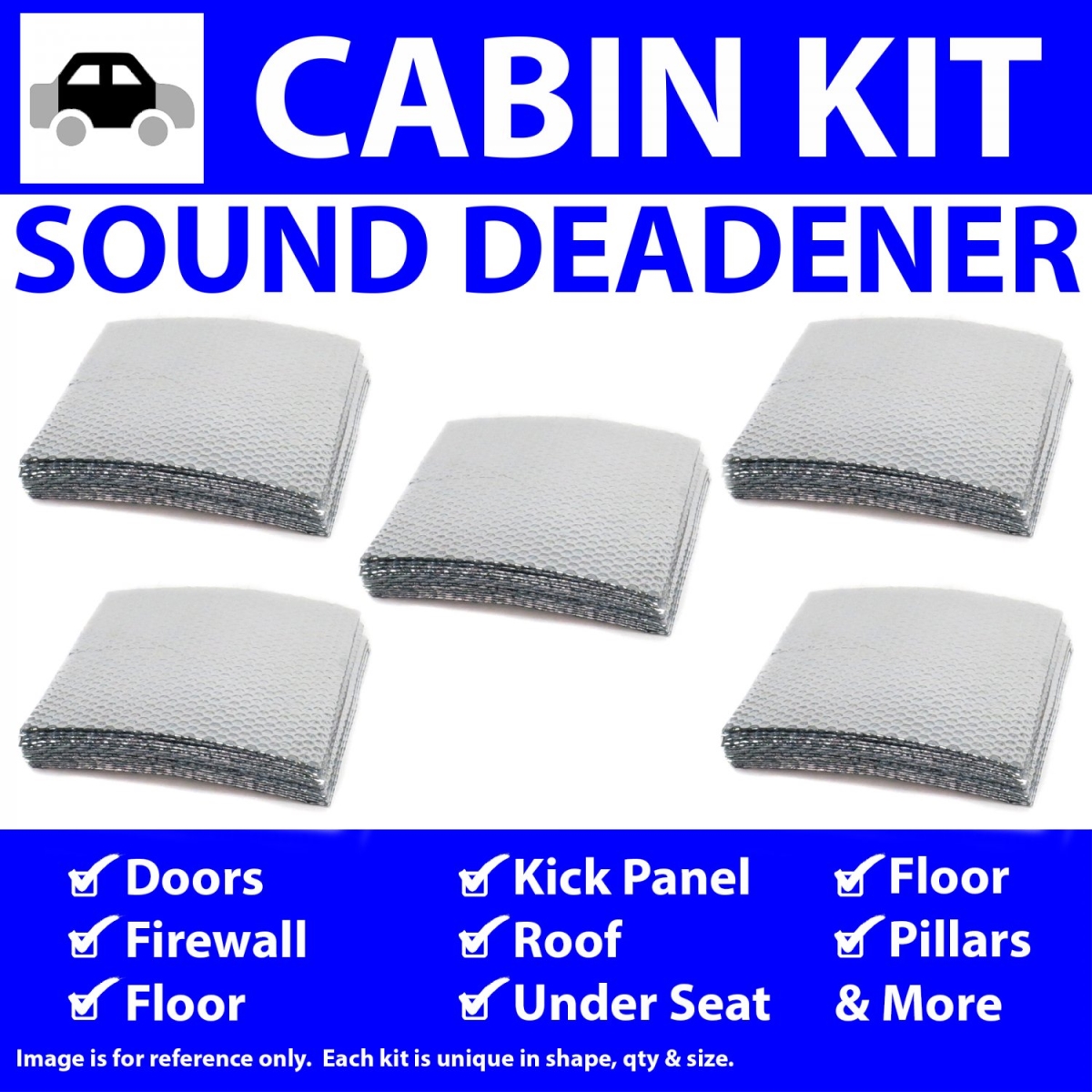 Heat & Sound Deadener for Ford Truck 2004-2008 F150 Cabin Kit 41217CM2