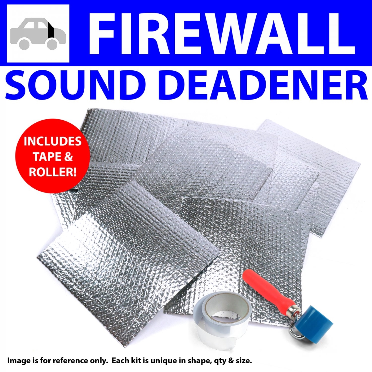 Heat & Sound Deadener for BMW 7 Series E65 2002-2008 Master Plus Tape, Roller 55107CM2