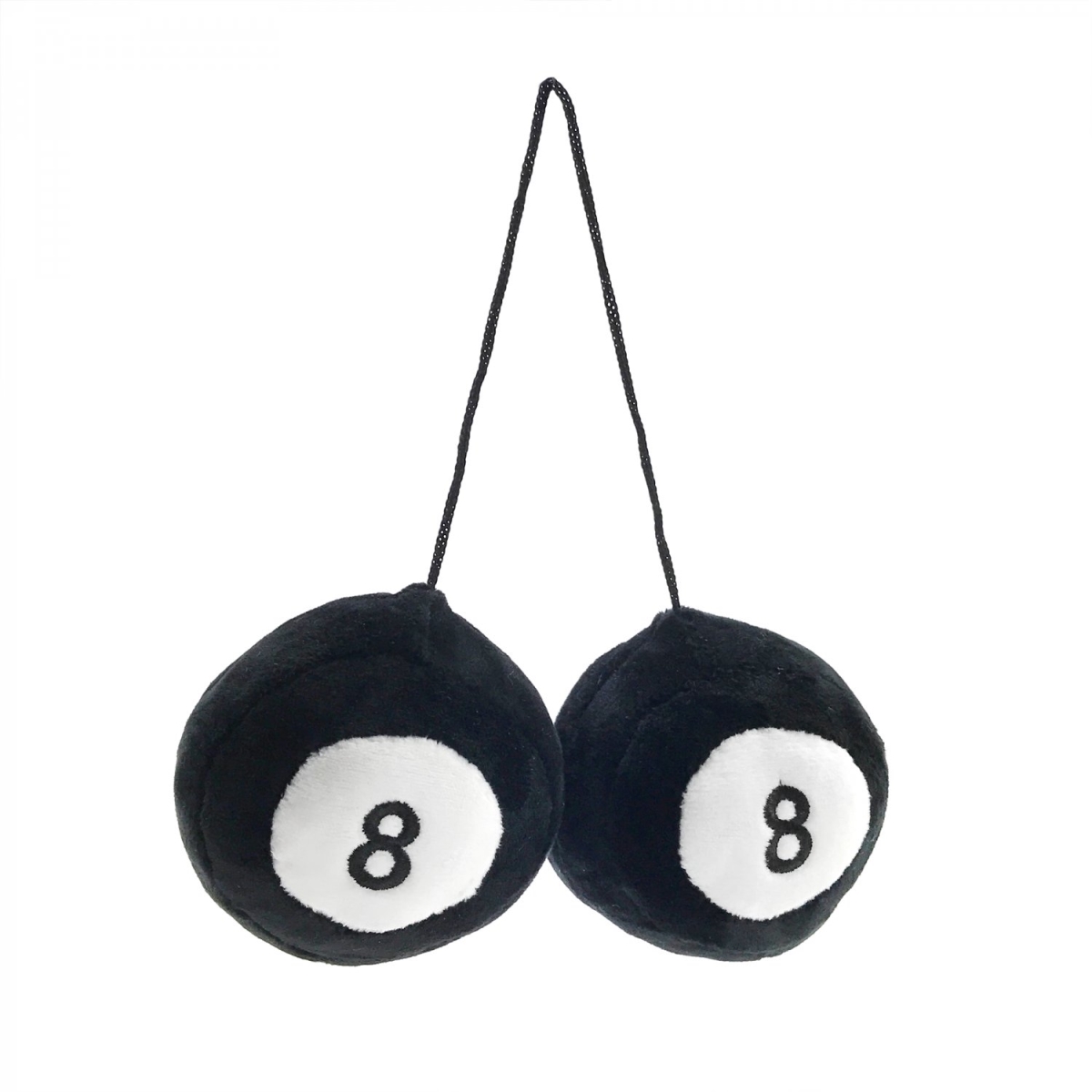 Picture of Vintage Parts USA 785538 3 Plush Stuffed Billiard 8-Ball Toys - Set of 2