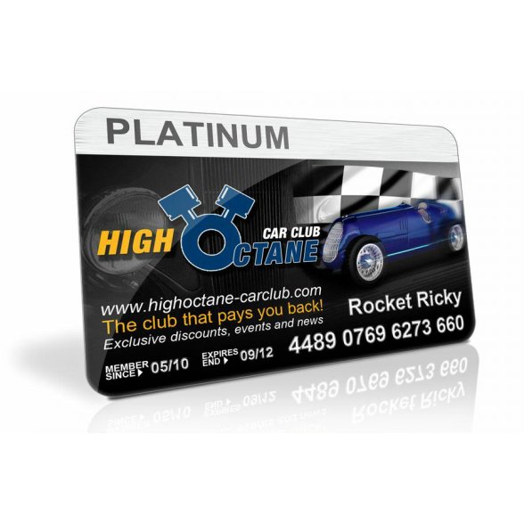 9121 High Octane Car Club Annual Platinum Membership