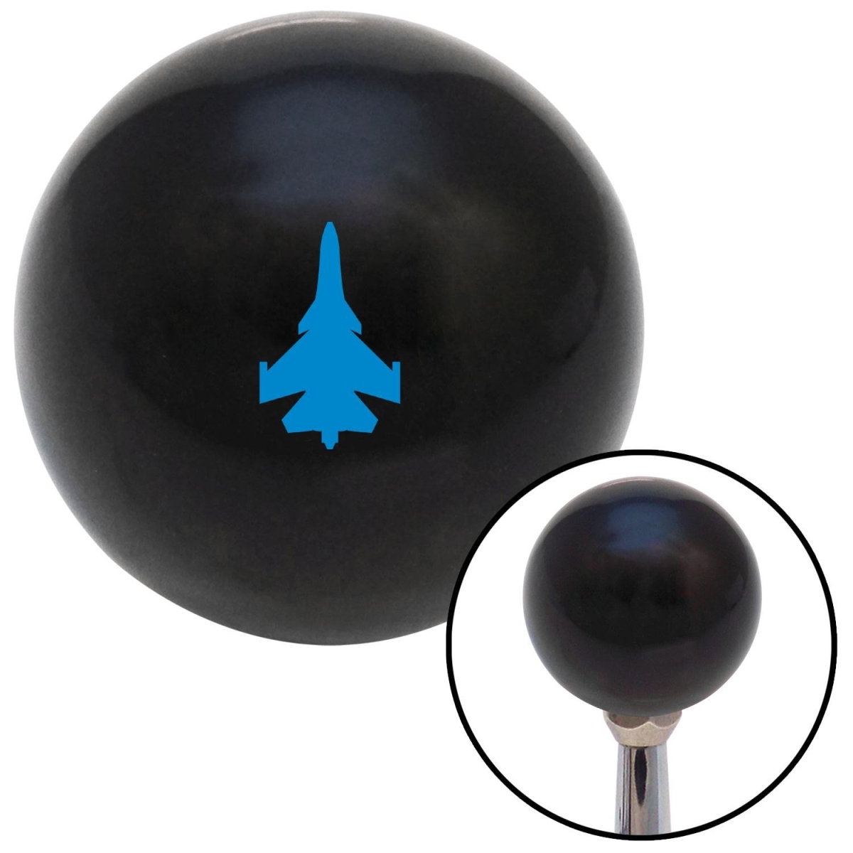 American Shifter 270356 Shift Knob (Company ASCSNX1591388 Blue Jet Black with M16 x 1.5 Insert)