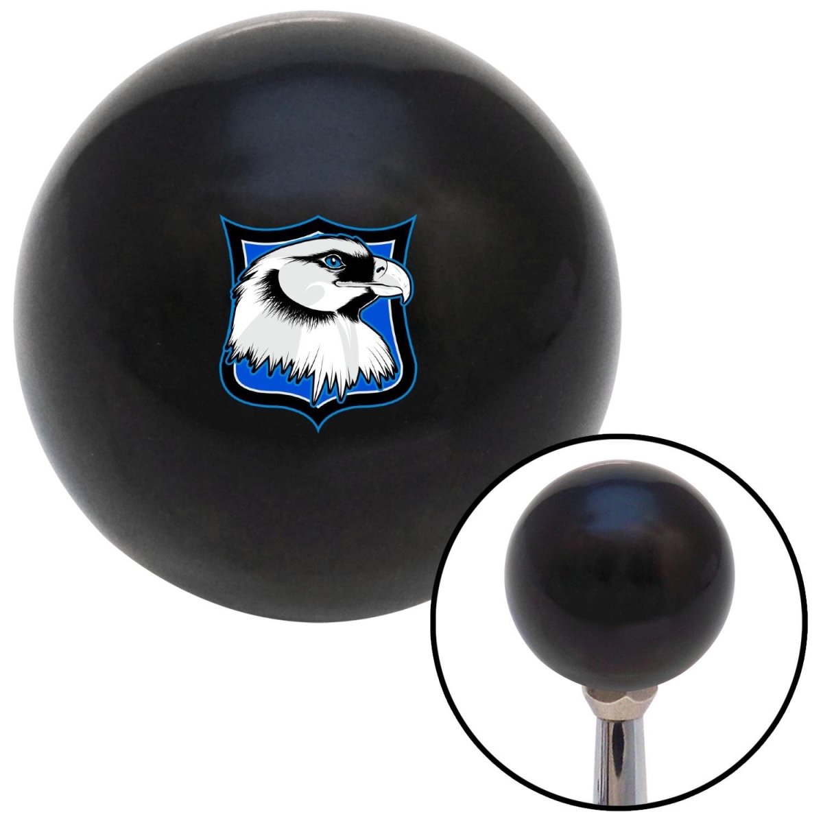 American Shifter 270487 Shift Knob (ASCSNX1591519 Eagle Head Black with M16 x 1.5 Insert)