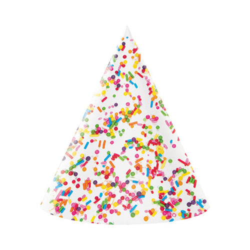 Group  Sprinkles Hat, Adult - Pack of 6 - 8 Per Pack