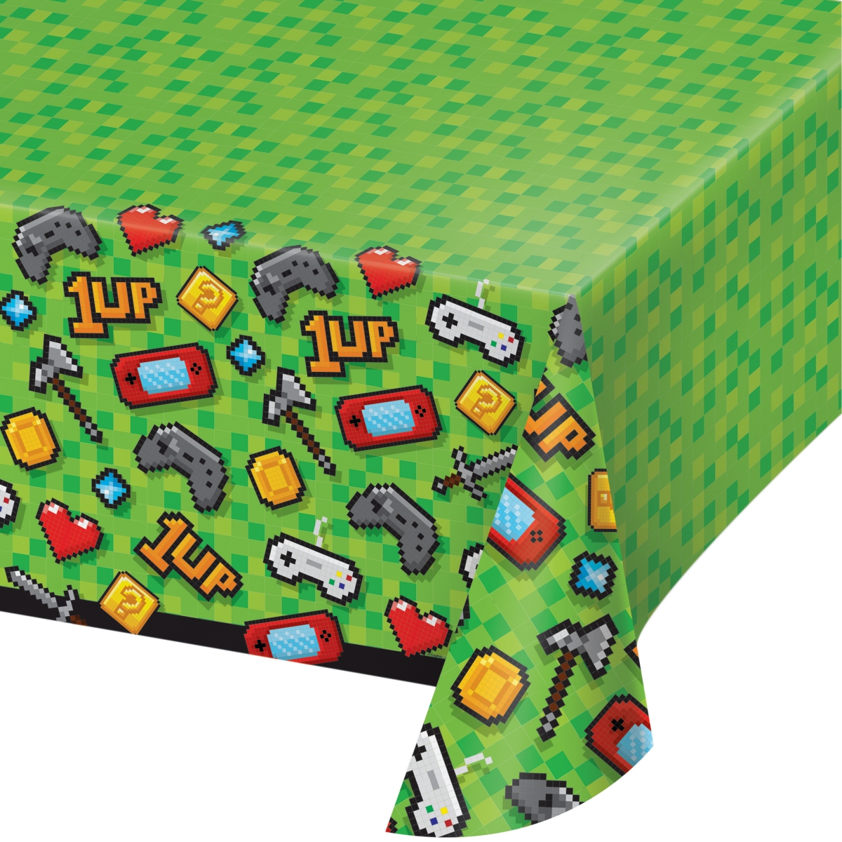 Picture of Creative Converting 336679 Video Game Party Plastic Tablecloth