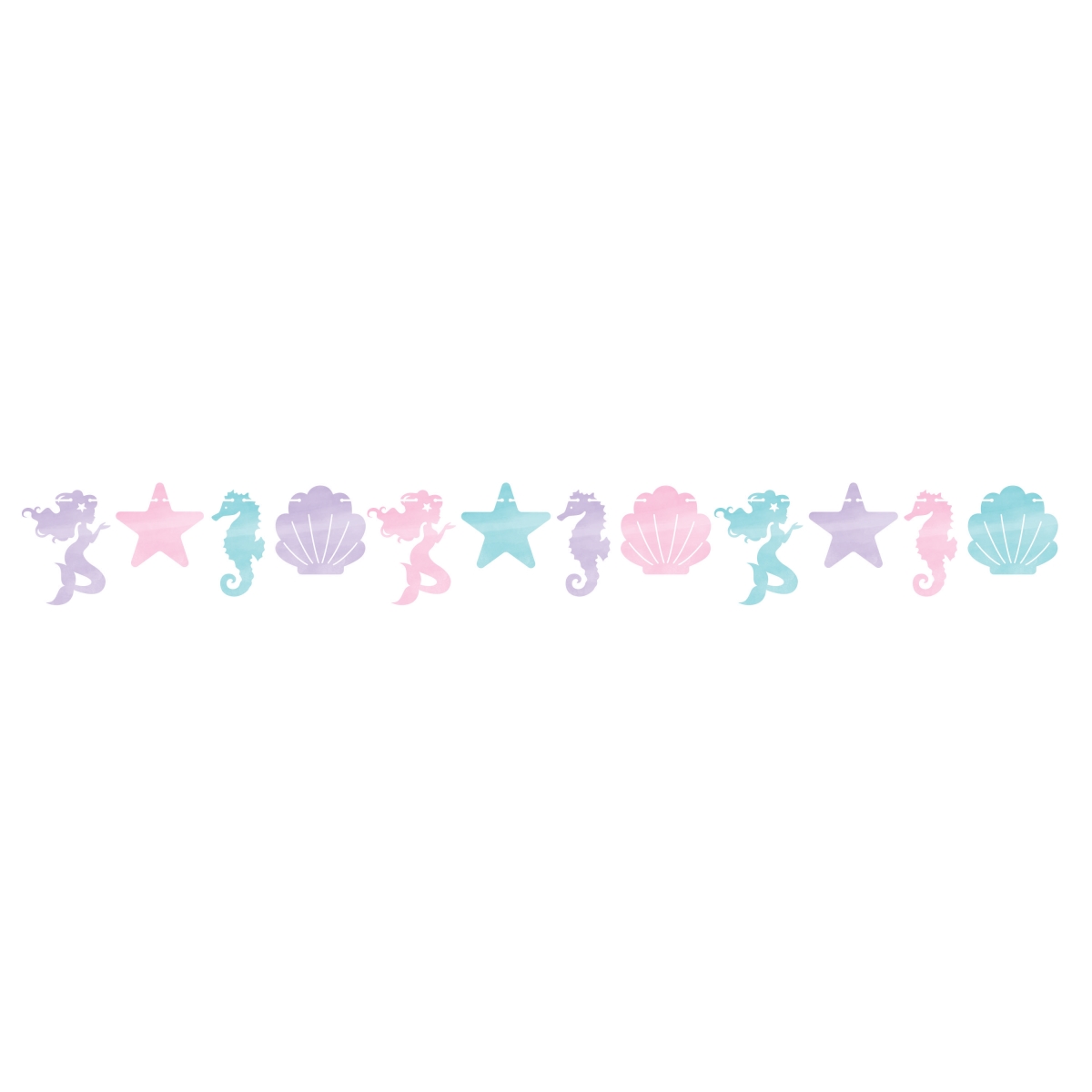 Picture of Creative Converting 336707 Iridescent Mermaid Party Banner