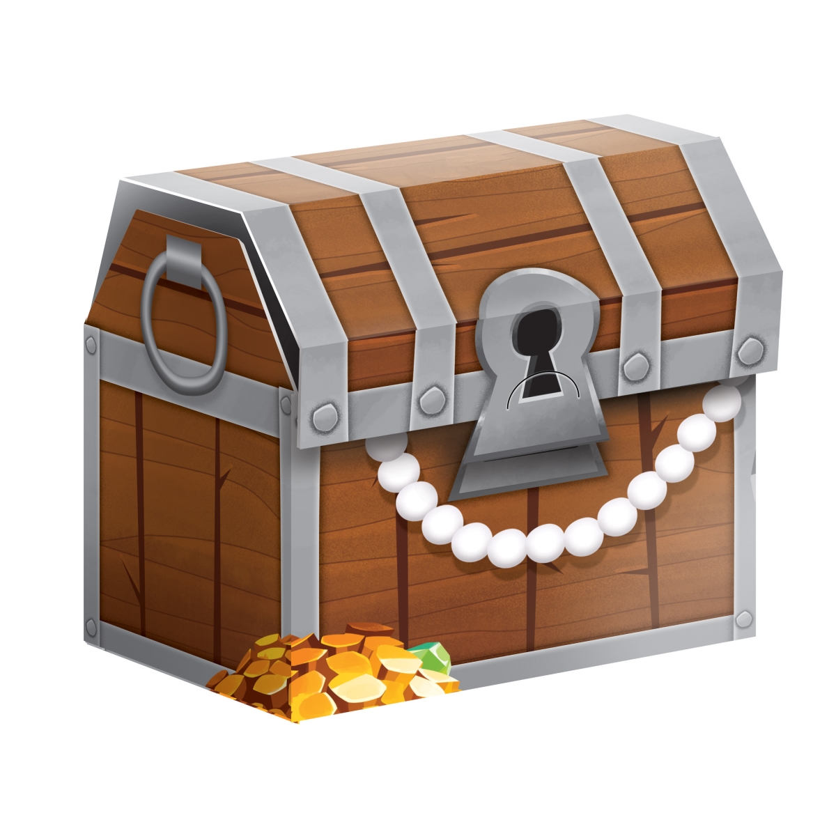 Picture of Creative Converting 340085 Treasure Island Pirate Favor Boxes&#44; 8 Count