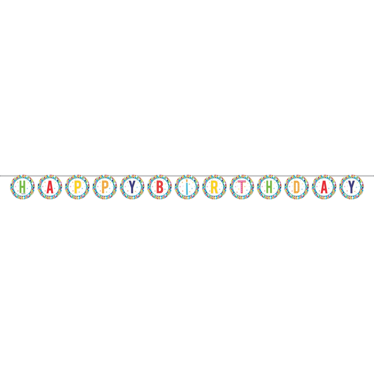 Picture of Creative Converting 340223 Bright Birthday Banner