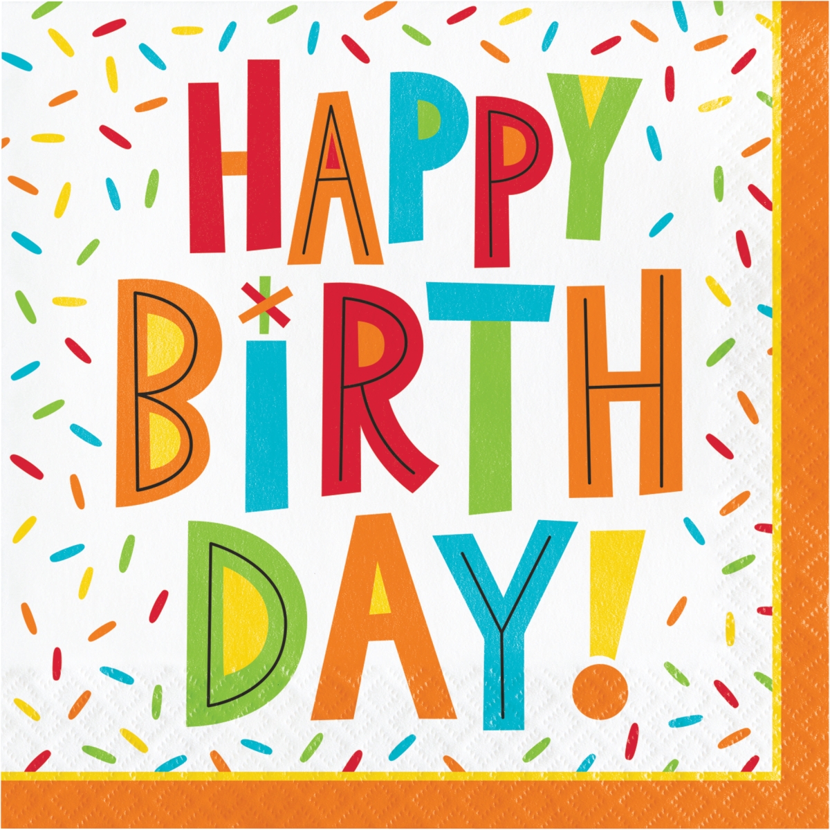 Birthday Fun Luncheon 2-Ply Tissue Napkins - 192 Count
