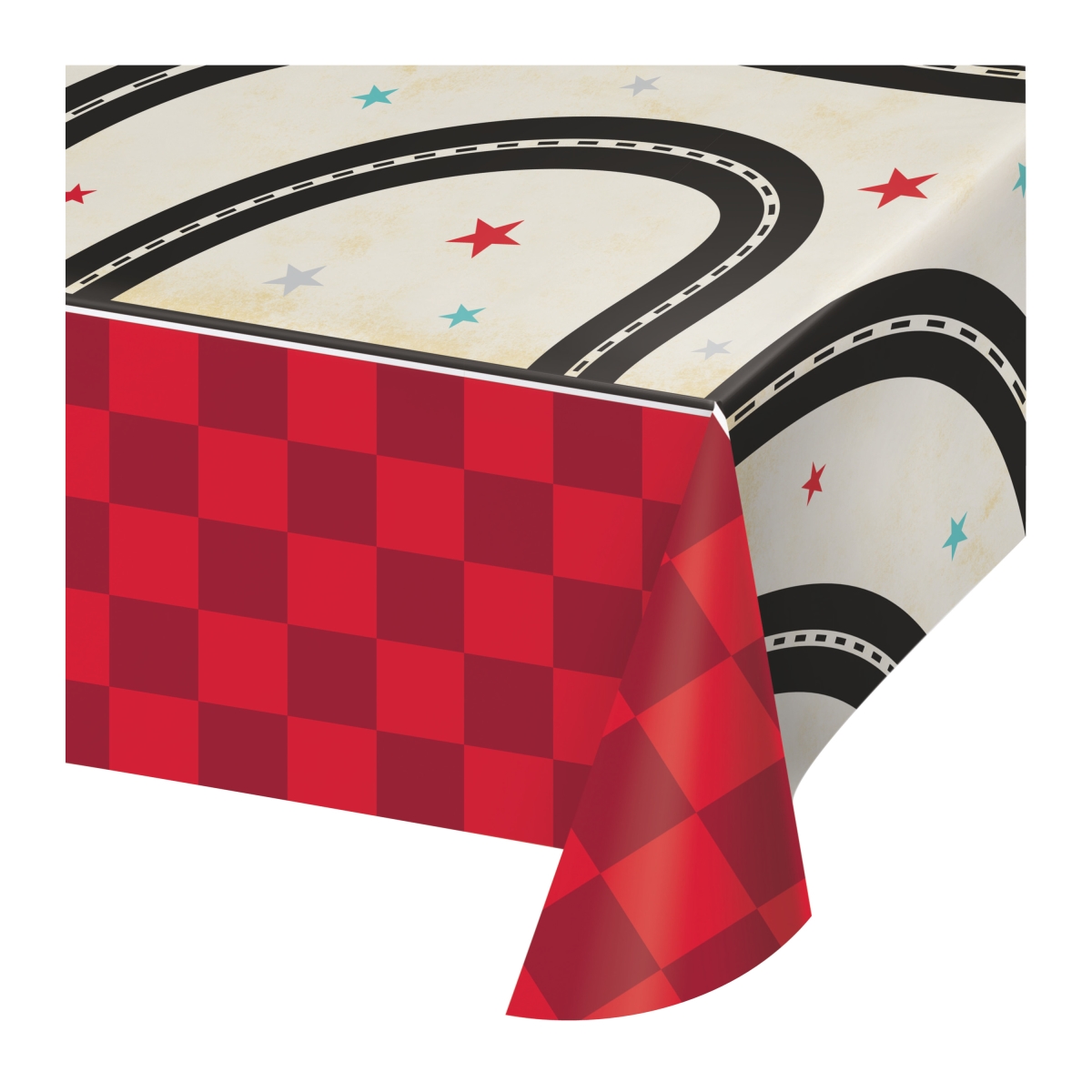 Picture of Creative Converting 345971 54 x 102 in. Vintage Race Car Paper Tablecloths - 6 Count