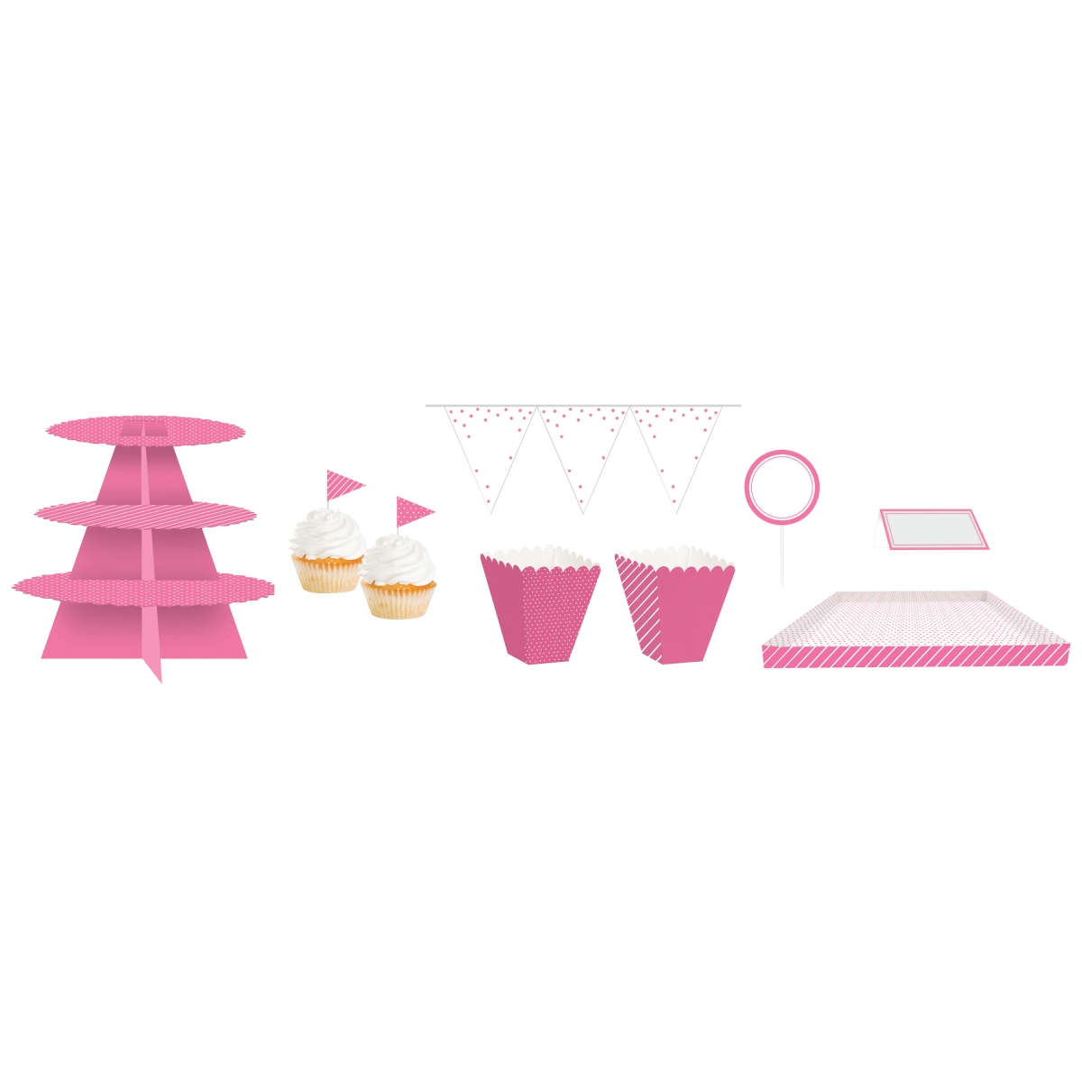 Picture of Creative Converting 346203 Treat Table Kit Candy&#44; Pink - 162 Count