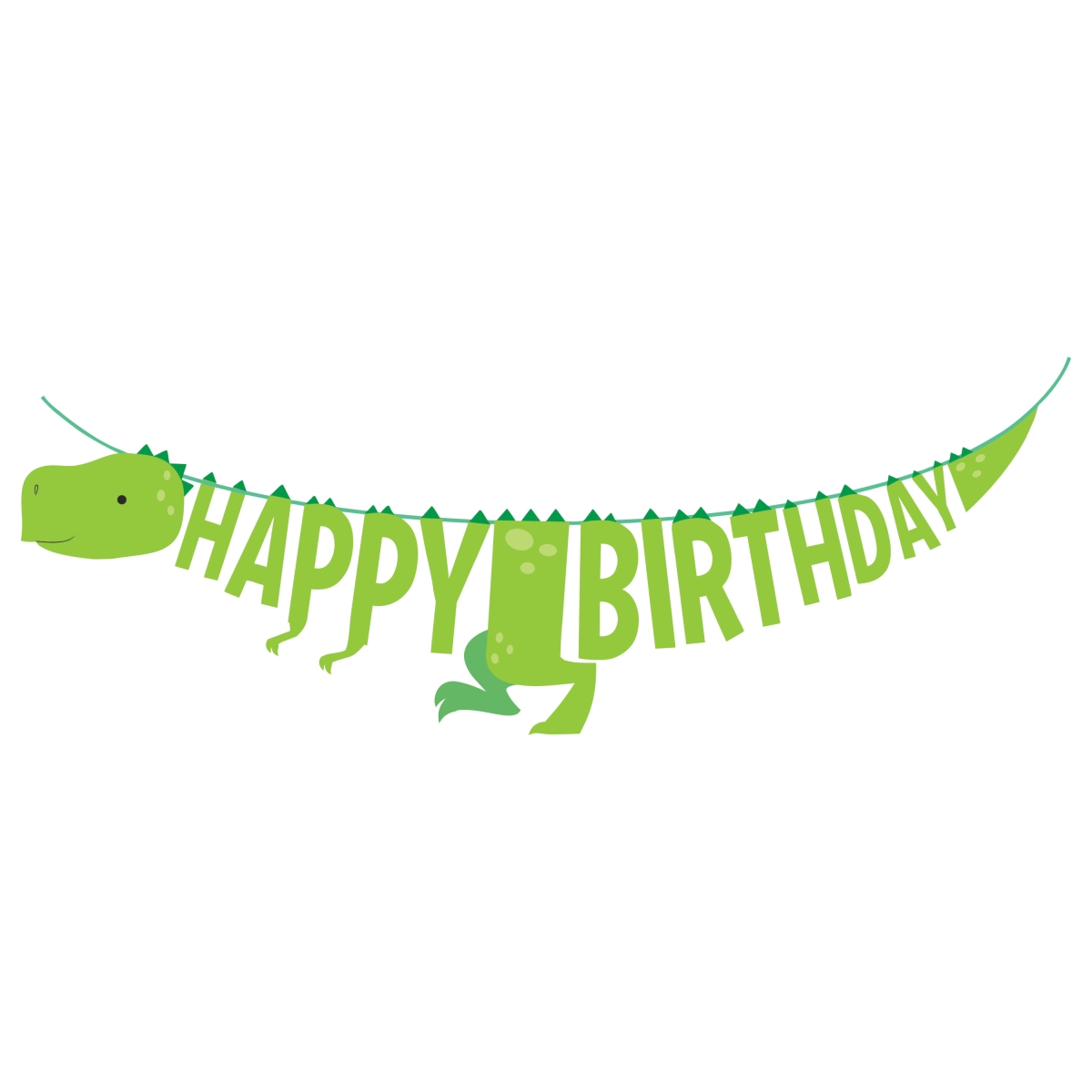 Picture of Creative Converting 346442 66 x 6 in. Boy Dinosaur Banners - 12 Count