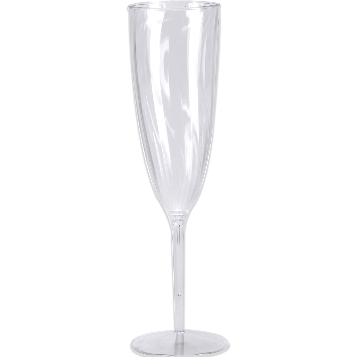 Picture of Creative Converting 347890 6 oz Clear Plastic Champagne Glasses - 96 Count